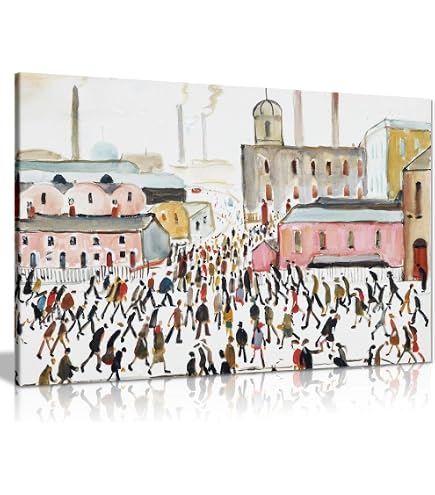Sam Toft WDC91096 (Walking Down To Happiness Canvas Print, Multi